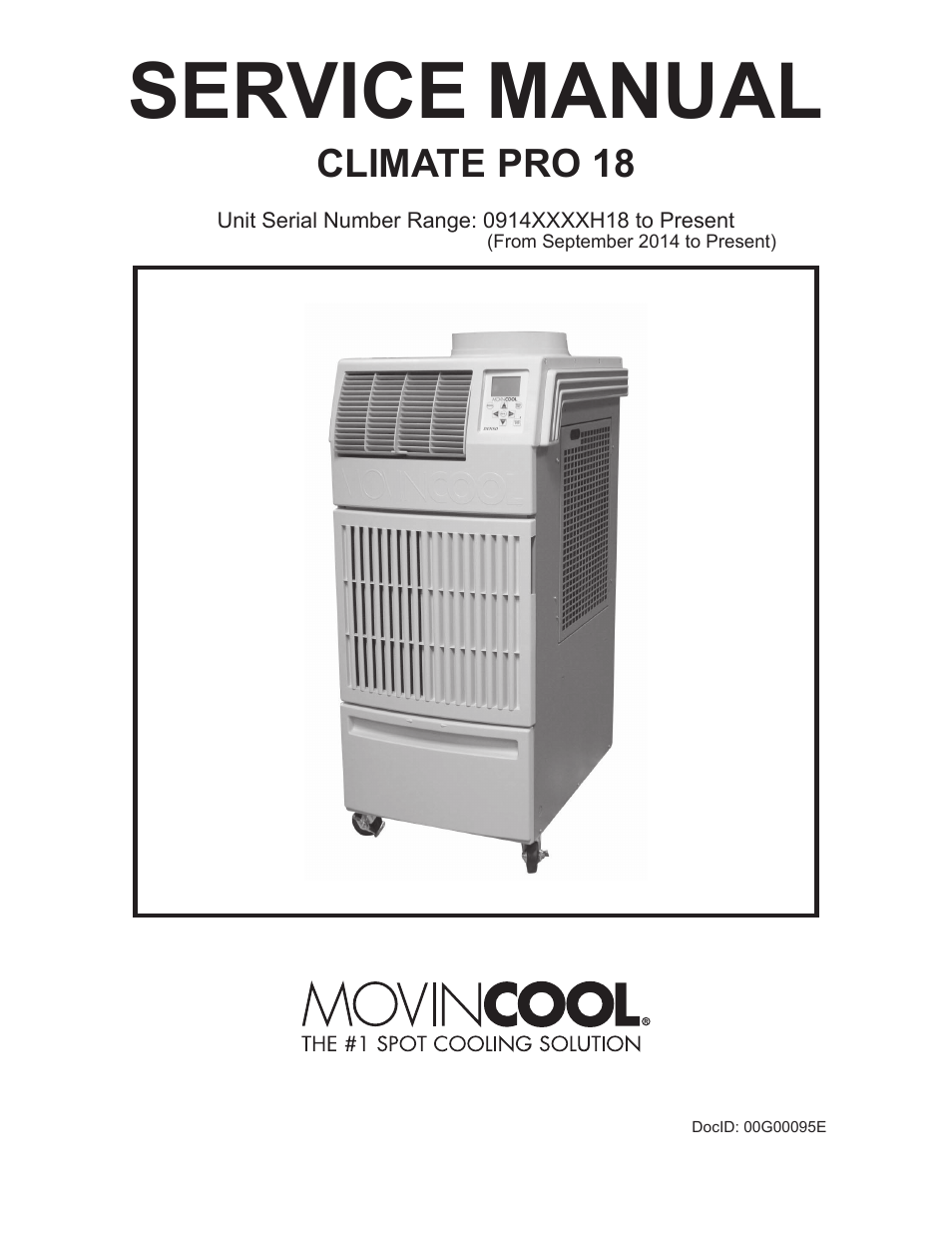 MovinCool Climate Pro 18 Service Manual User Manual | 99 pages