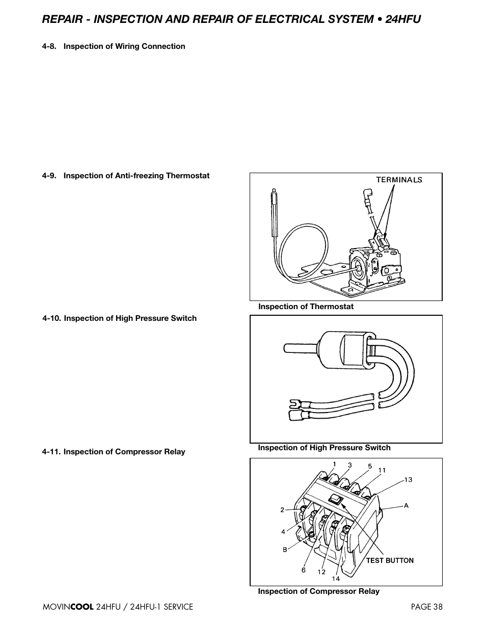 MovinCool 24HFU Service Manual User Manual | Page 38 / 48