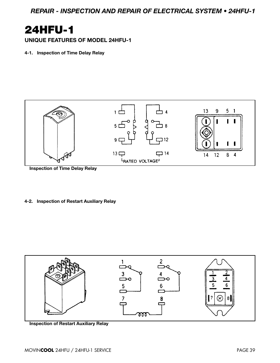 24hfu-1 | MovinCool 24HFU Service Manual User Manual | Page 39 / 48