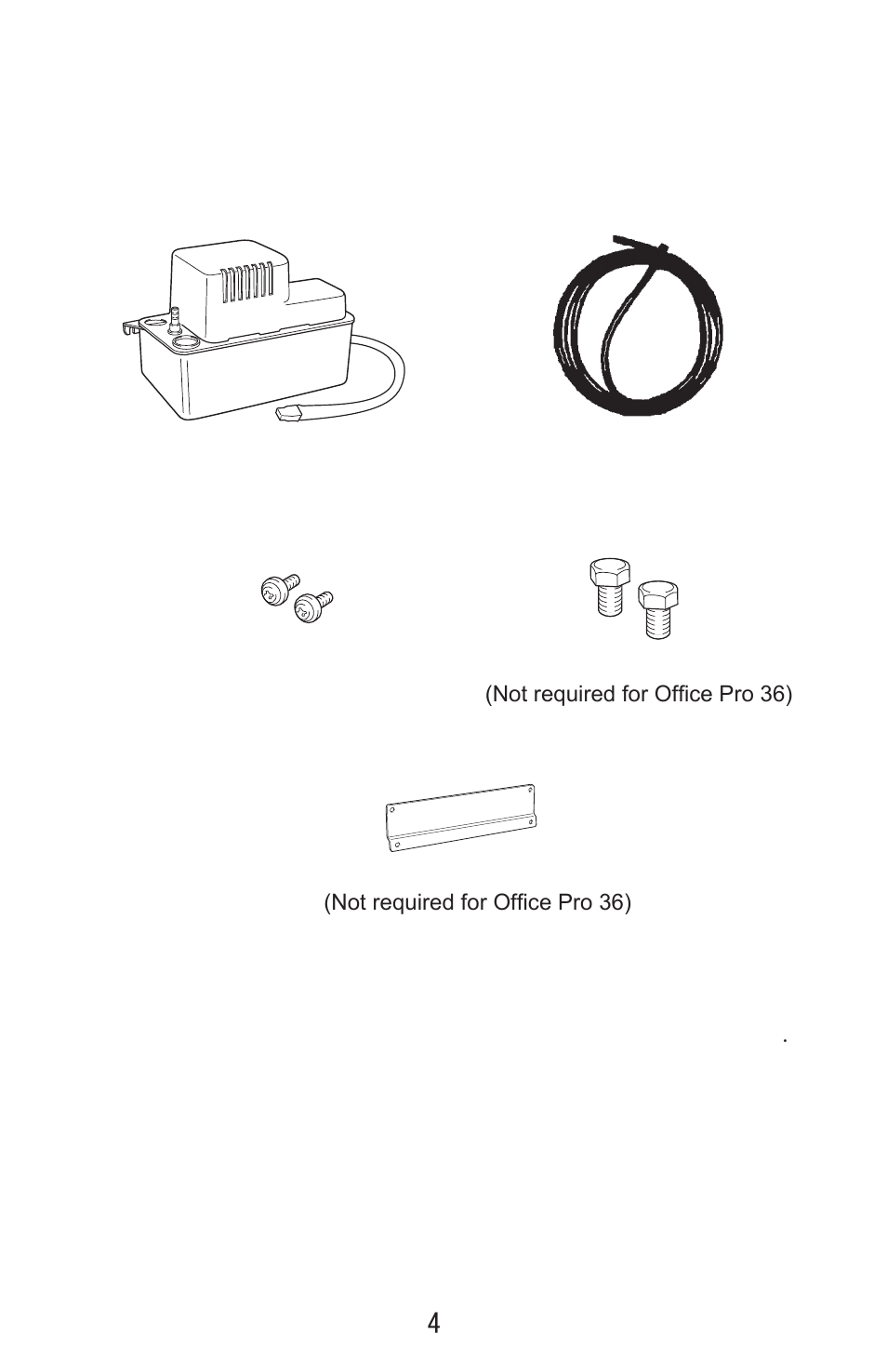 Inventory | MovinCool Condensate Pump User Manual | Page 4 / 11