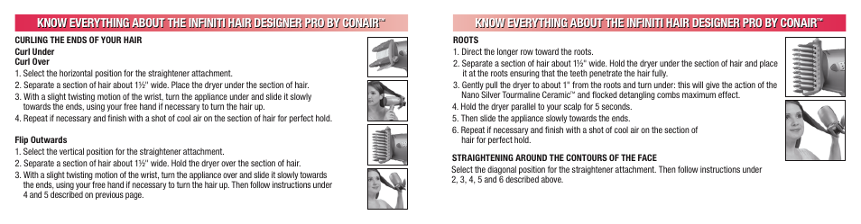 Conair INFINITI 224 User Manual | Page 11 / 30