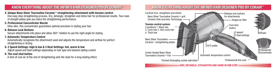 Conair INFINITI 224 User Manual | Page 6 / 30