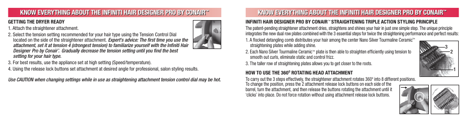Conair INFINITI 224 User Manual | Page 9 / 30