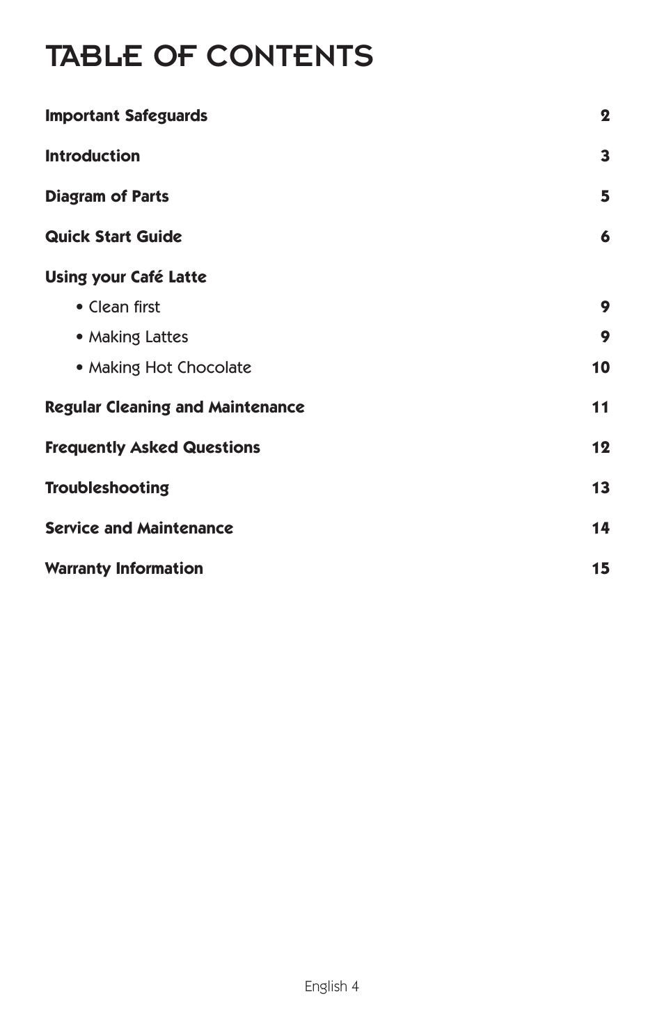 Mr. Coffee BVMC-EL1 User Manual | Page 5 / 32