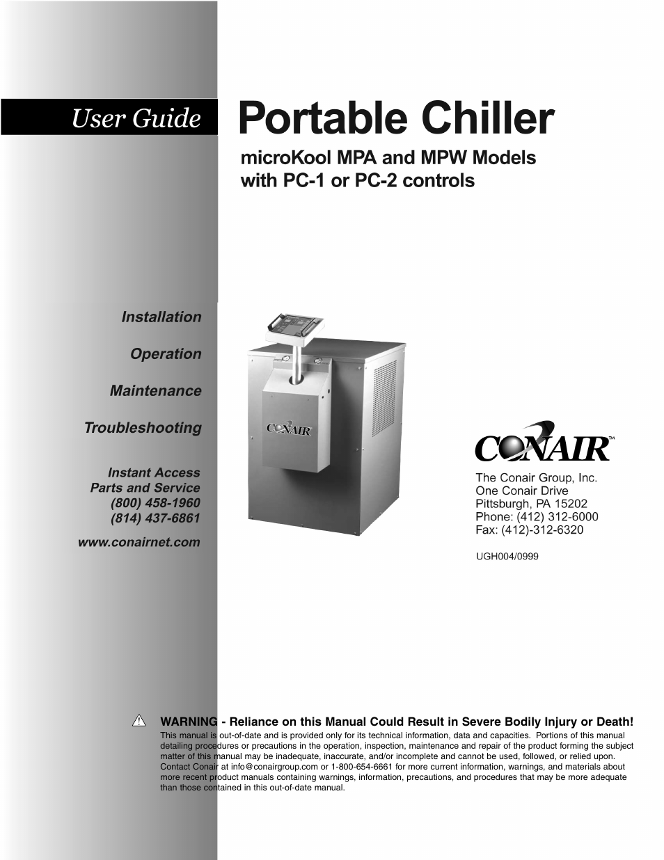 Conair MPA User Manual | 86 pages