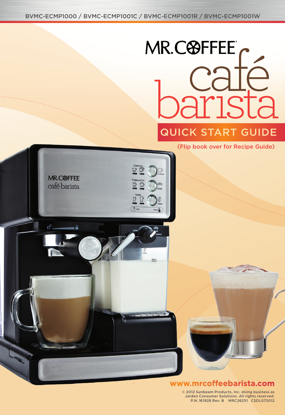 Mr. Coffee MRC26251 User Manual | 12 pages