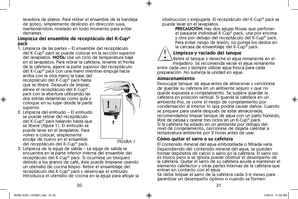 Mr. Coffee BVMC-KG5 User Manual | Page 16 / 20