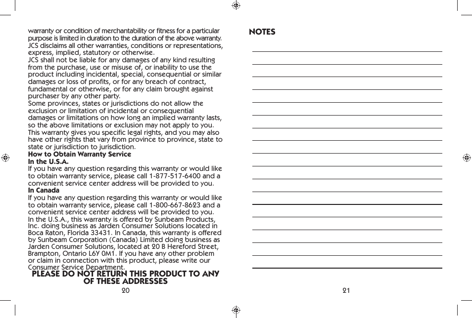 Mr. Coffee BVMC-KG6 User Manual | Page 11 / 22