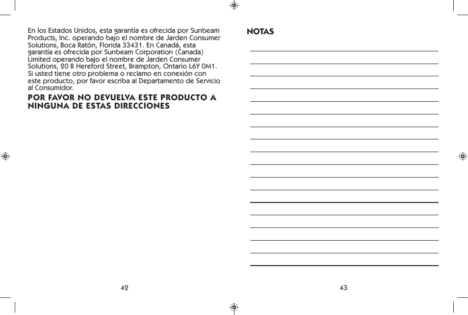 Mr. Coffee BVMC-KG6 User Manual | Page 22 / 22