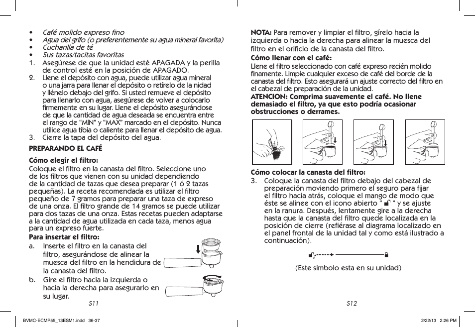 Mr. Coffee BVMC-ECMP55 User Manual | Page 19 / 26