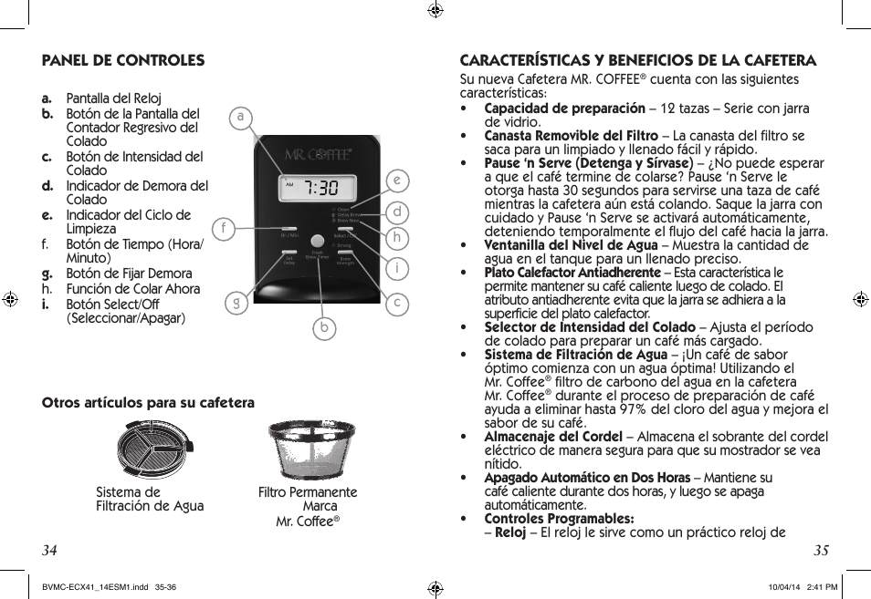 Mr. Coffee BVMC-ECX User Manual | Page 18 / 29