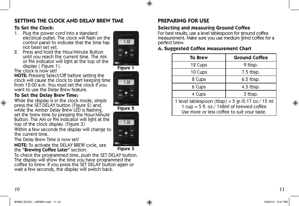 Mr. Coffee BVMC-ECX User Manual | Page 6 / 29