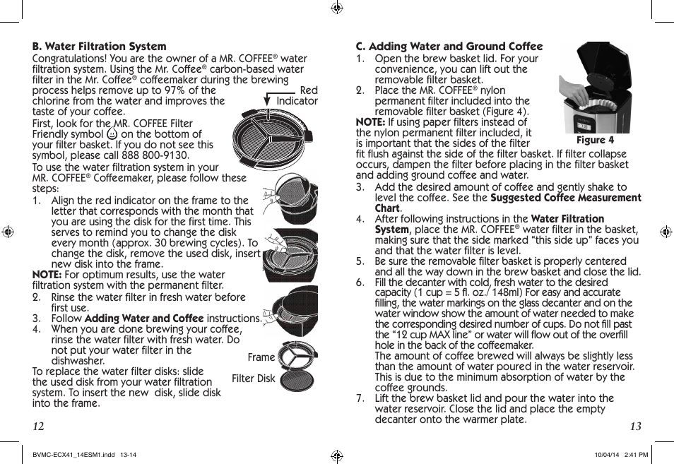 Mr. Coffee BVMC-ECX User Manual | Page 7 / 29