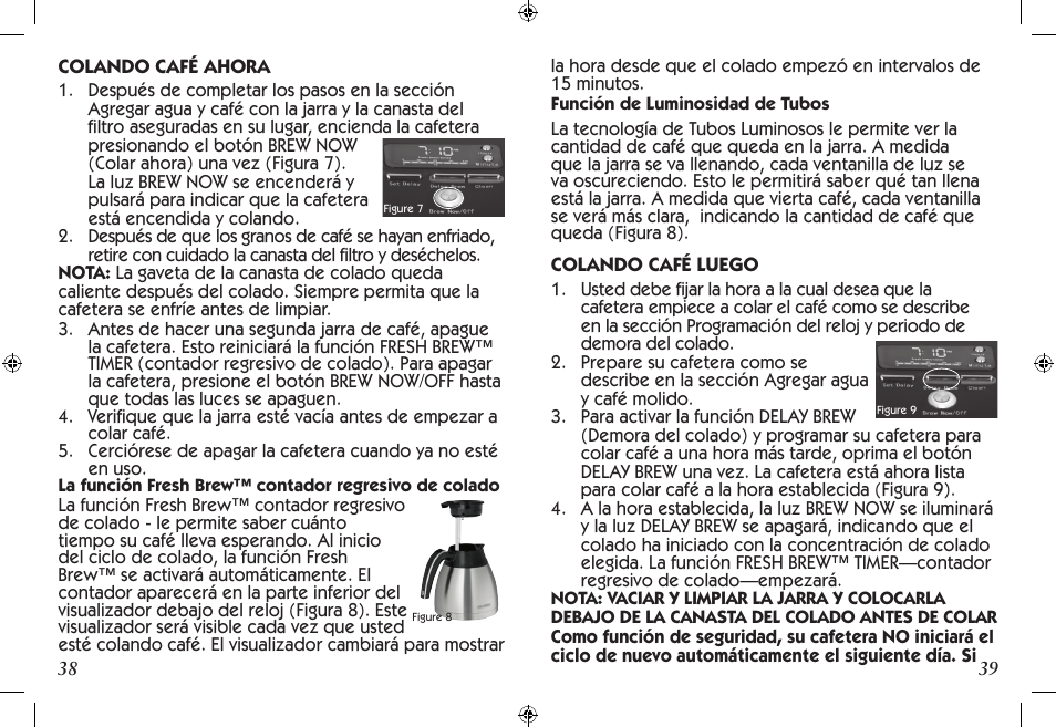 Mr. Coffee SCTX Series User Manual | Page 20 / 26