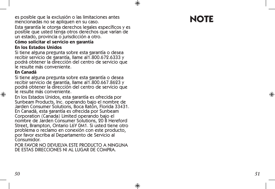 Mr. Coffee SCTX Series User Manual | Page 26 / 26
