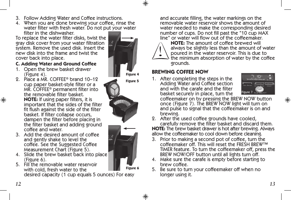 Mr. Coffee SCTX Series User Manual | Page 7 / 26