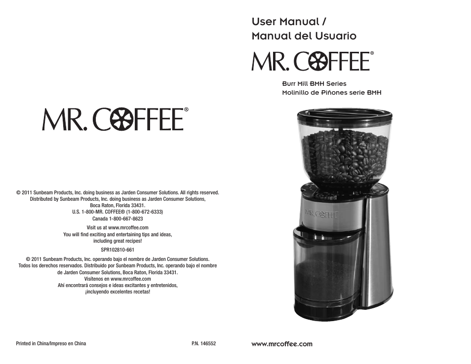 Mr. Coffee BMH Series User Manual | 14 pages