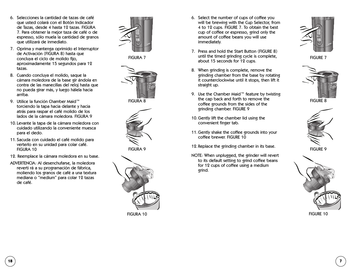 Mr. Coffee IDS75 User Manual | Page 7 / 12