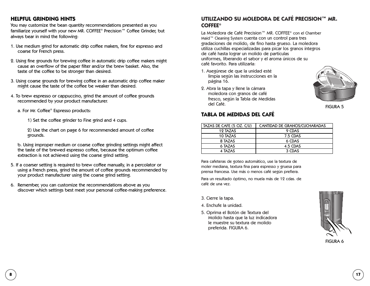 Mr. Coffee IDS75 User Manual | Page 8 / 12