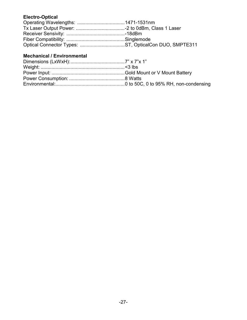 MultiDyne SilverBack II User Manual | Page 30 / 32