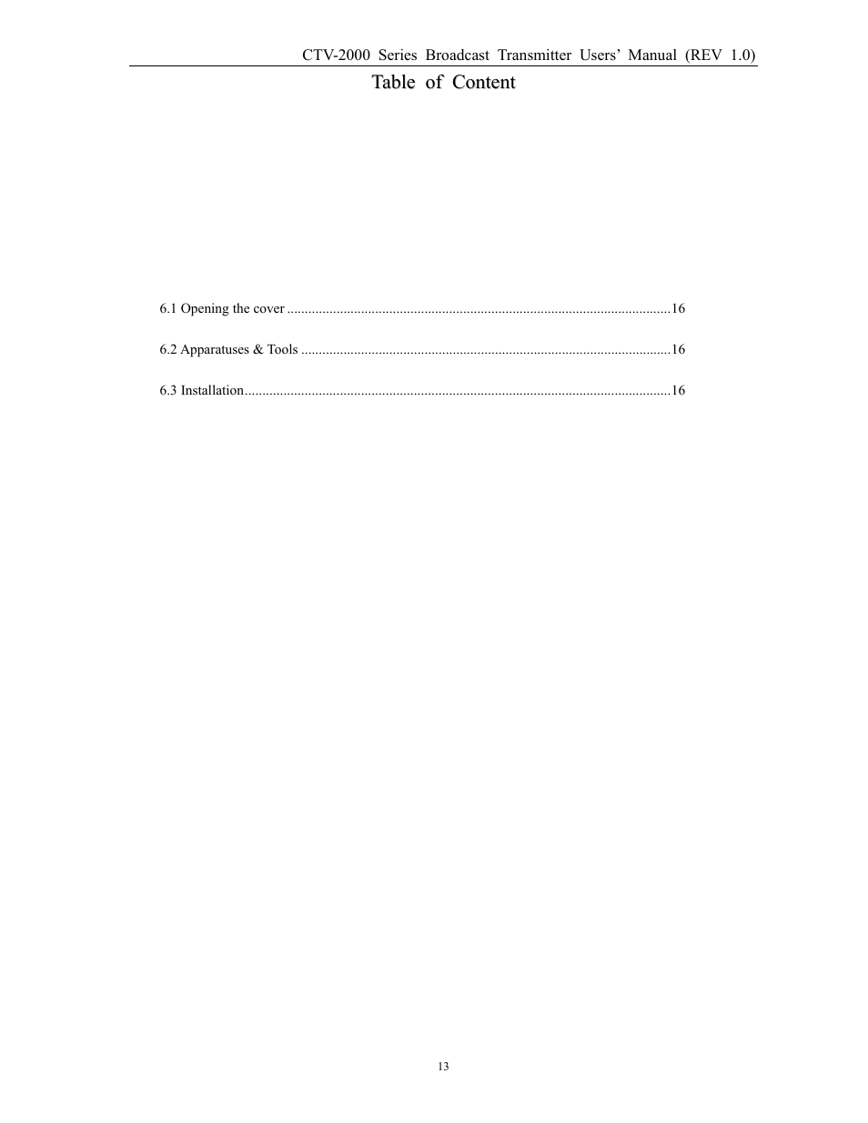 MultiDyne CTV-2000-FRX User Manual | Page 13 / 18