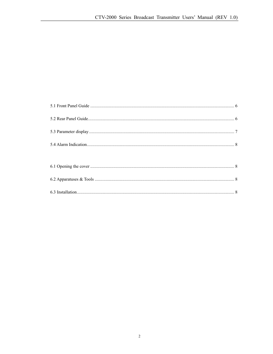 MultiDyne CTV-2000-FRX User Manual | Page 2 / 18