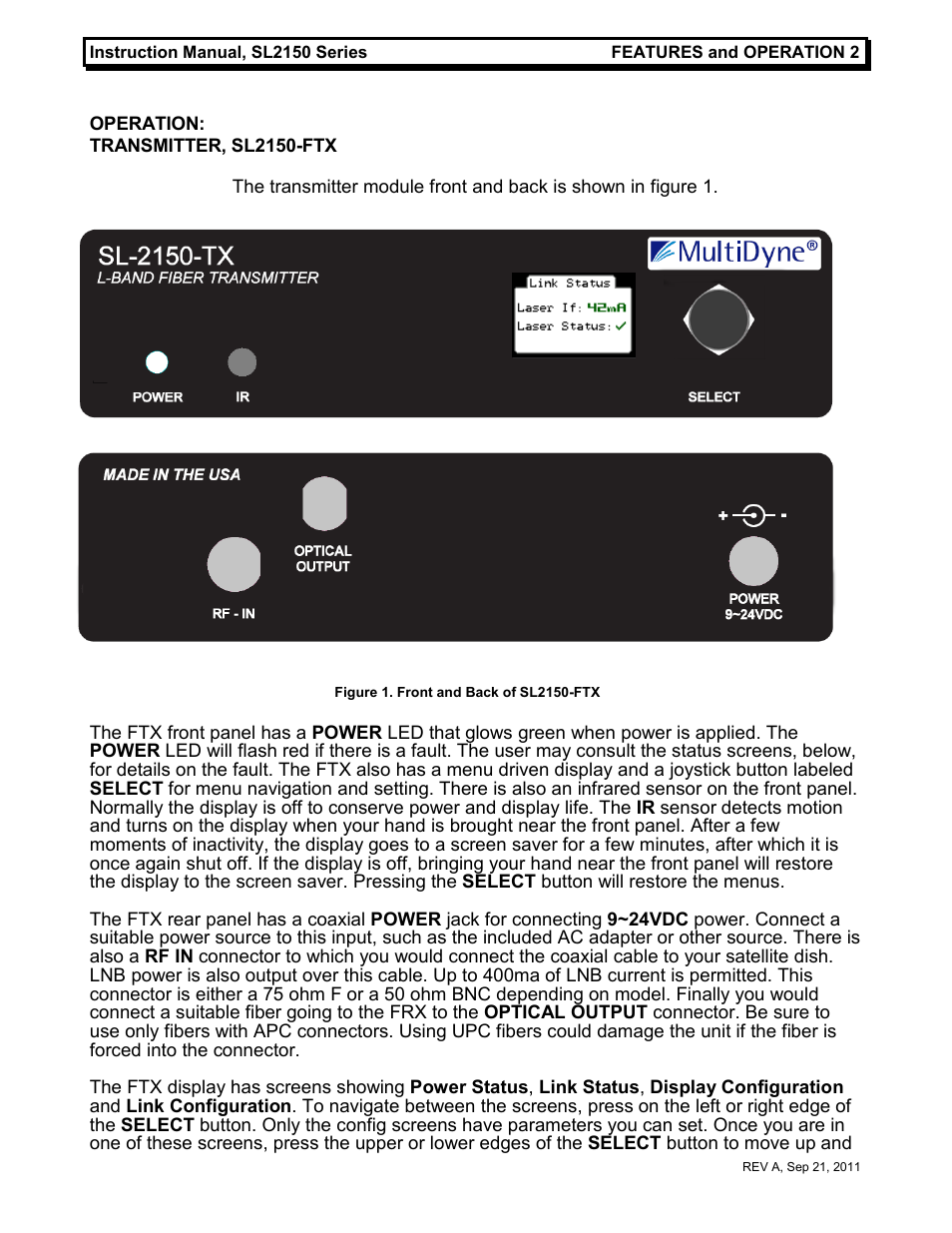 MultiDyne SL2150 Series User Manual | Page 5 / 10