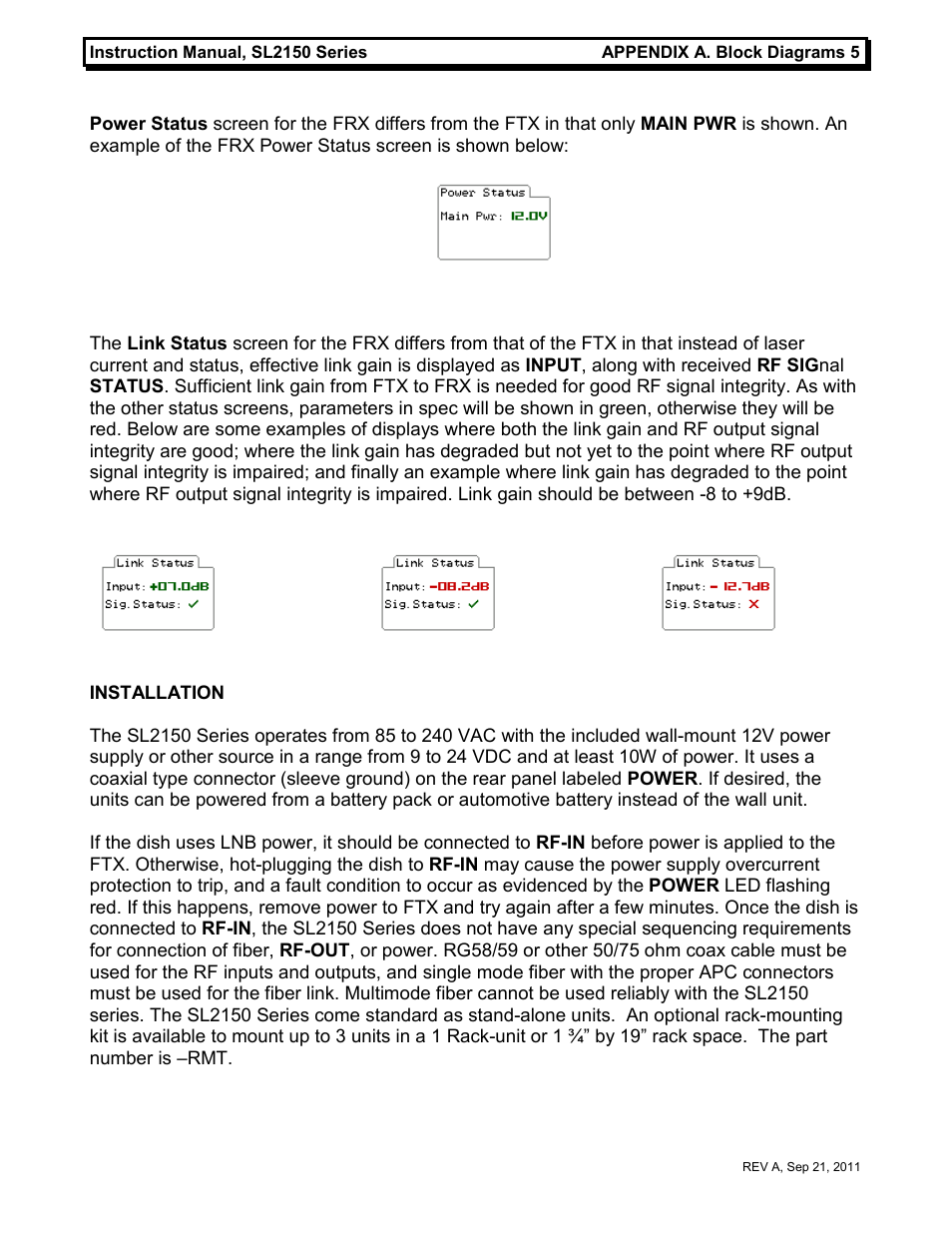 MultiDyne SL2150 Series User Manual | Page 8 / 10