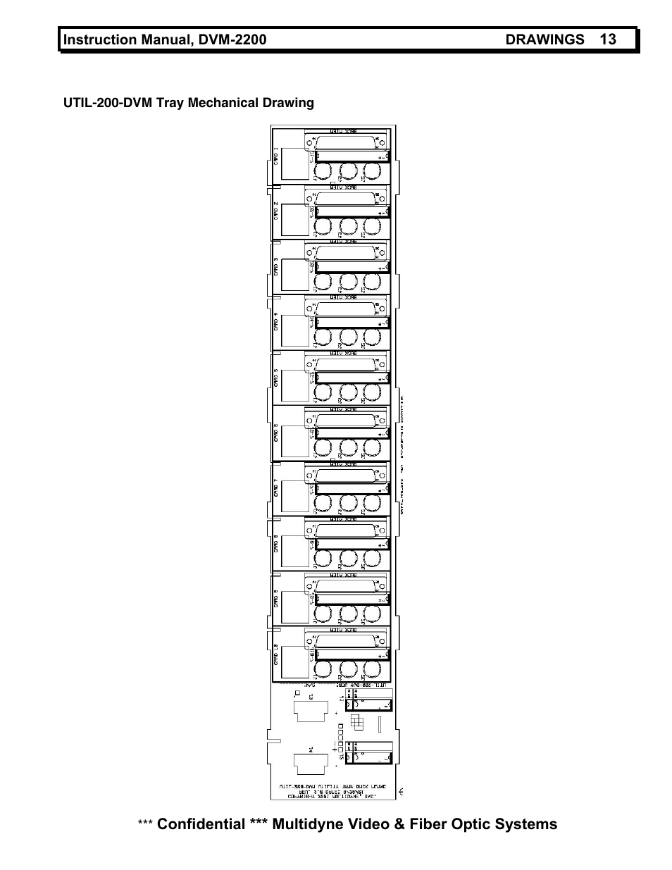 MultiDyne DVM-2200 User Manual | Page 13 / 13