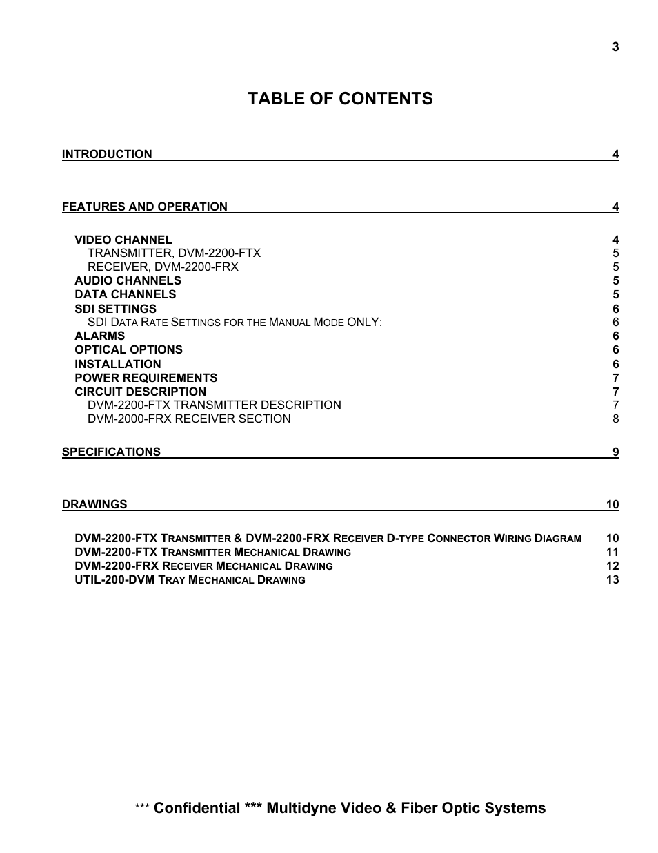 MultiDyne DVM-2200 User Manual | Page 3 / 13