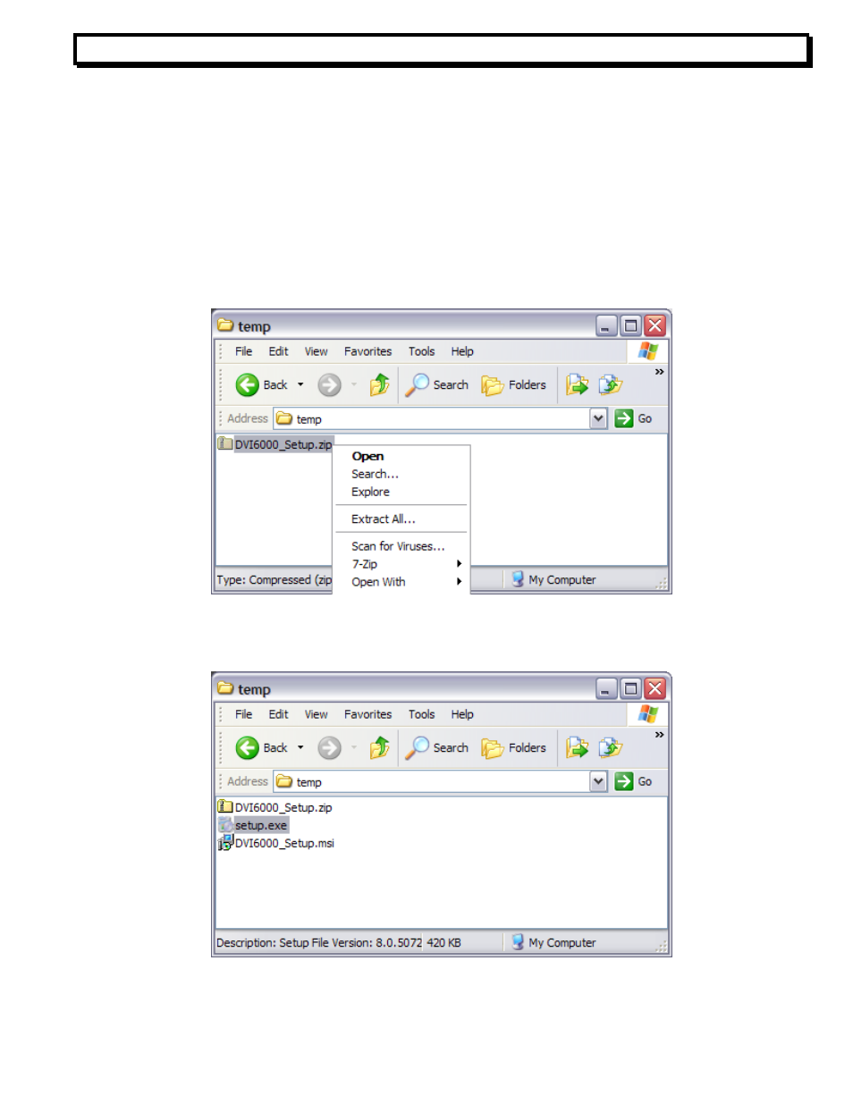 Dvi6000 gui installation | MultiDyne DVI-6000 Series User Manual | Page 11 / 30