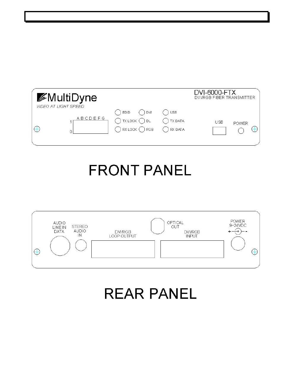 MultiDyne DVI-6000 Series User Manual | Page 28 / 30