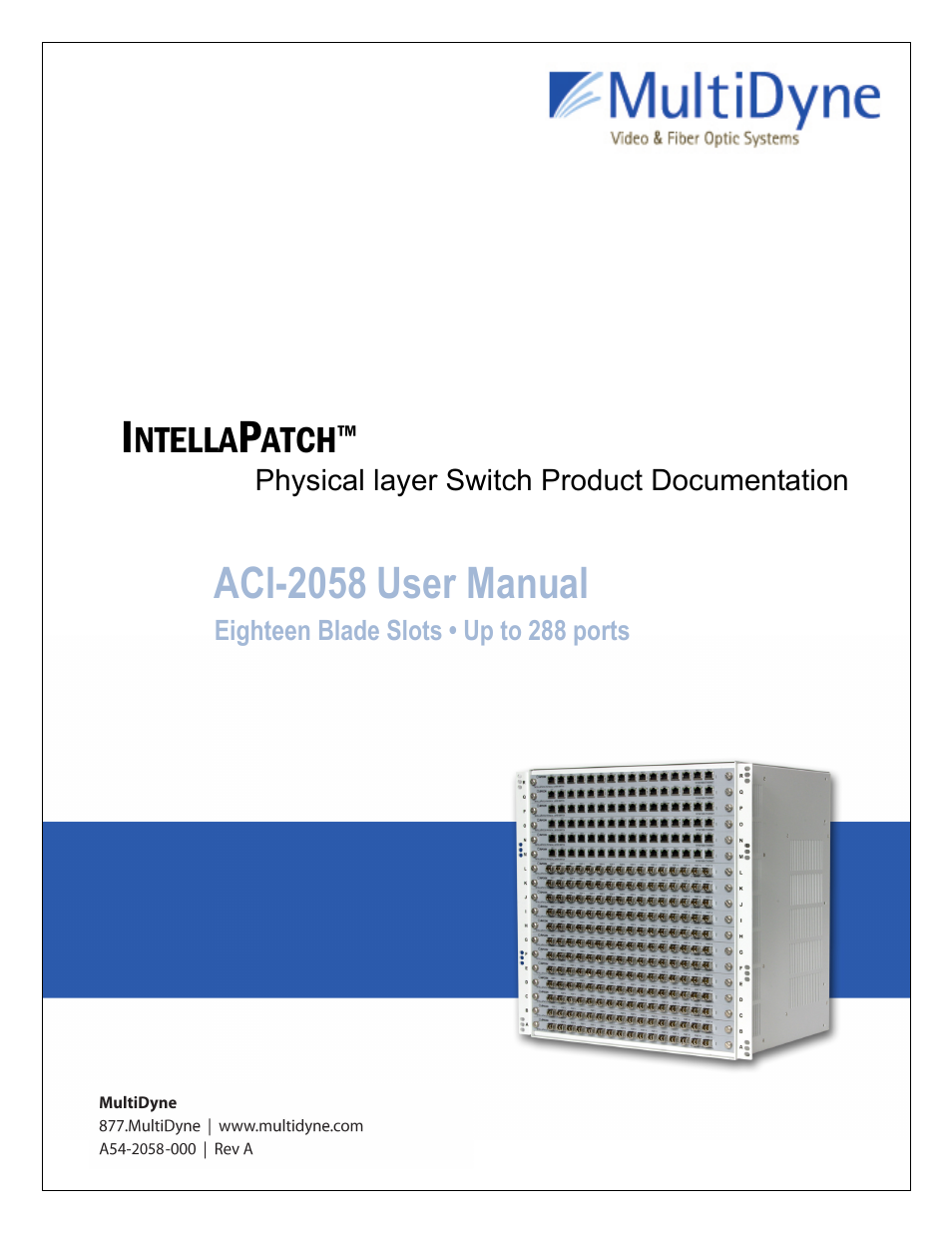 MultiDyne ACI-2058 User Manual | 200 pages