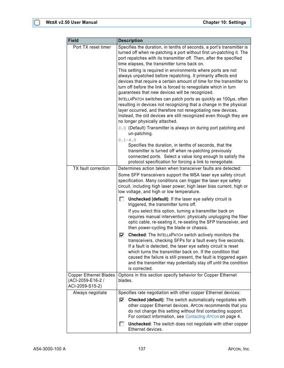 MultiDyne ACI-2058 User Manual | Page 176 / 200