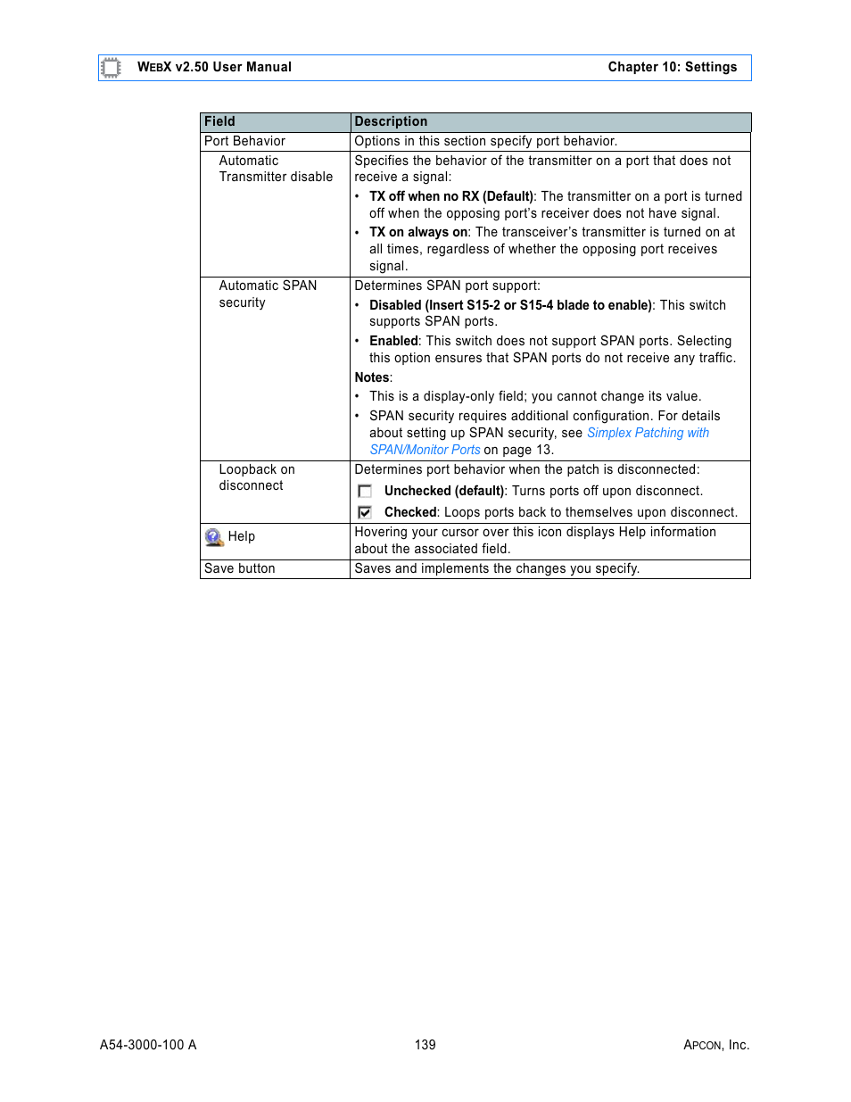 Automatic transmitter disable | MultiDyne ACI-2058 User Manual | Page 178 / 200