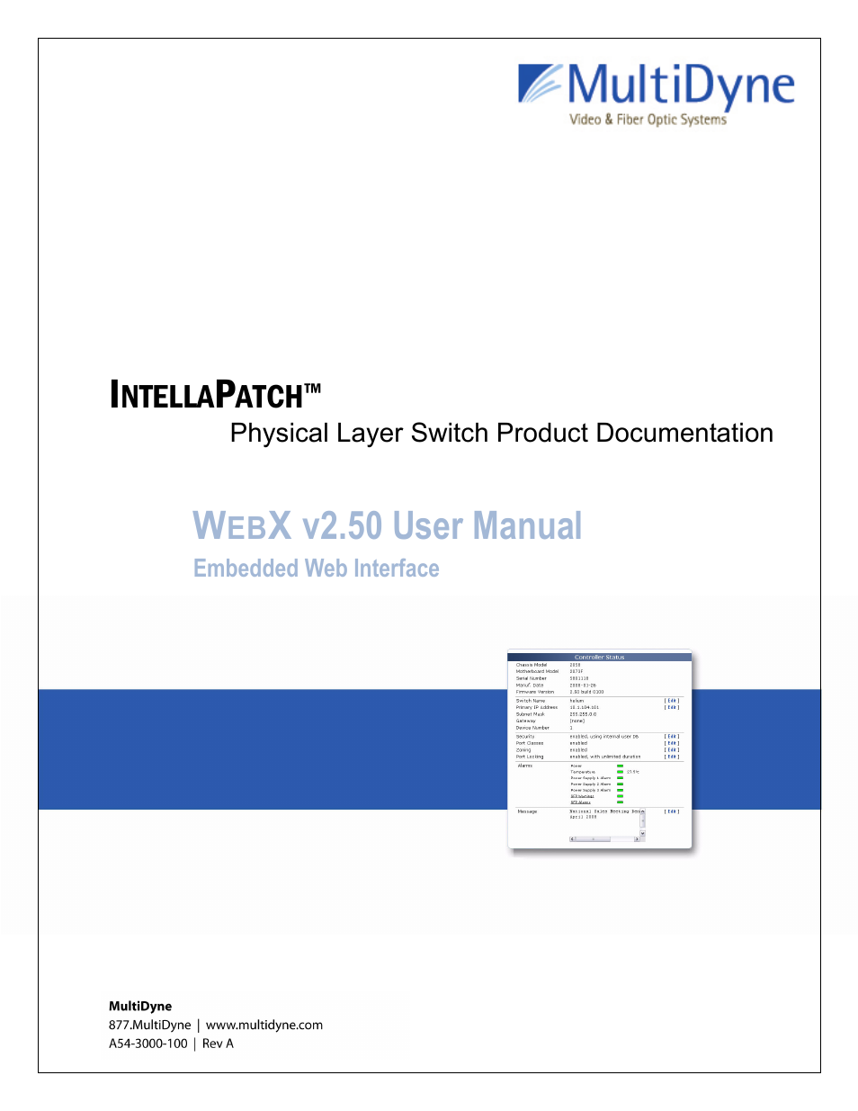 Webx v2.50 user manual, X v2.50 user manual, Ntella | Atch | MultiDyne ACI-2058 User Manual | Page 32 / 200