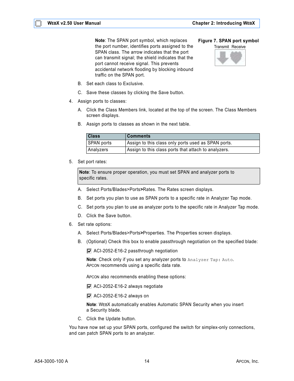 Figure 7. span port symbol | MultiDyne ACI-2058 User Manual | Page 53 / 200