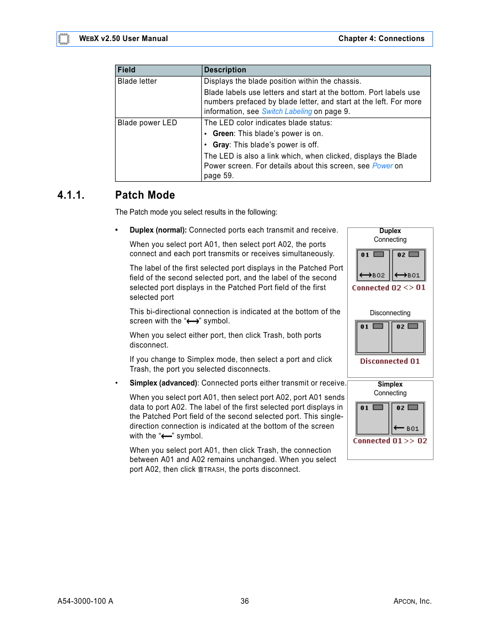 Patch mode | MultiDyne ACI-2058 User Manual | Page 75 / 200