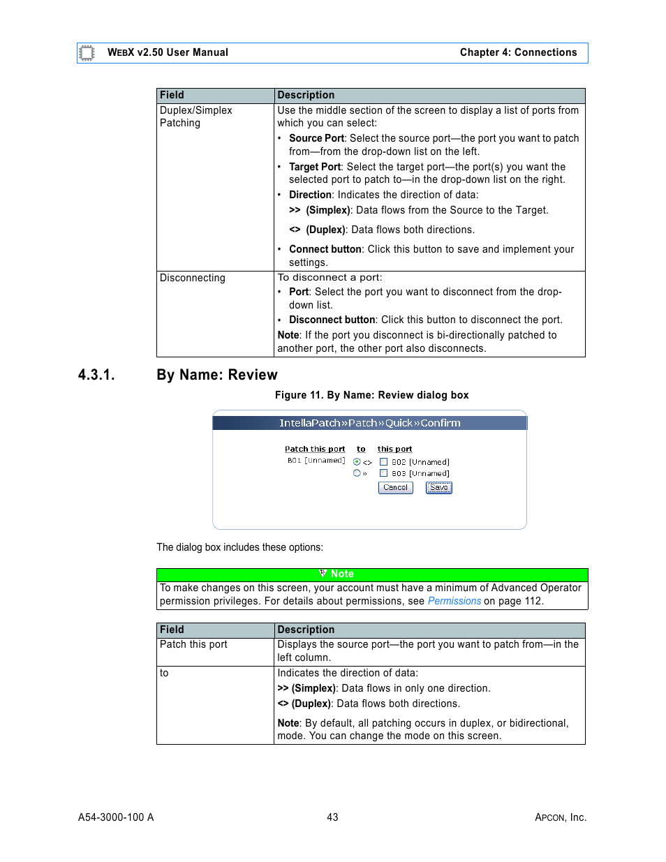 By name: review, Figure 11. by name: review dialog box | MultiDyne ACI-2058 User Manual | Page 82 / 200