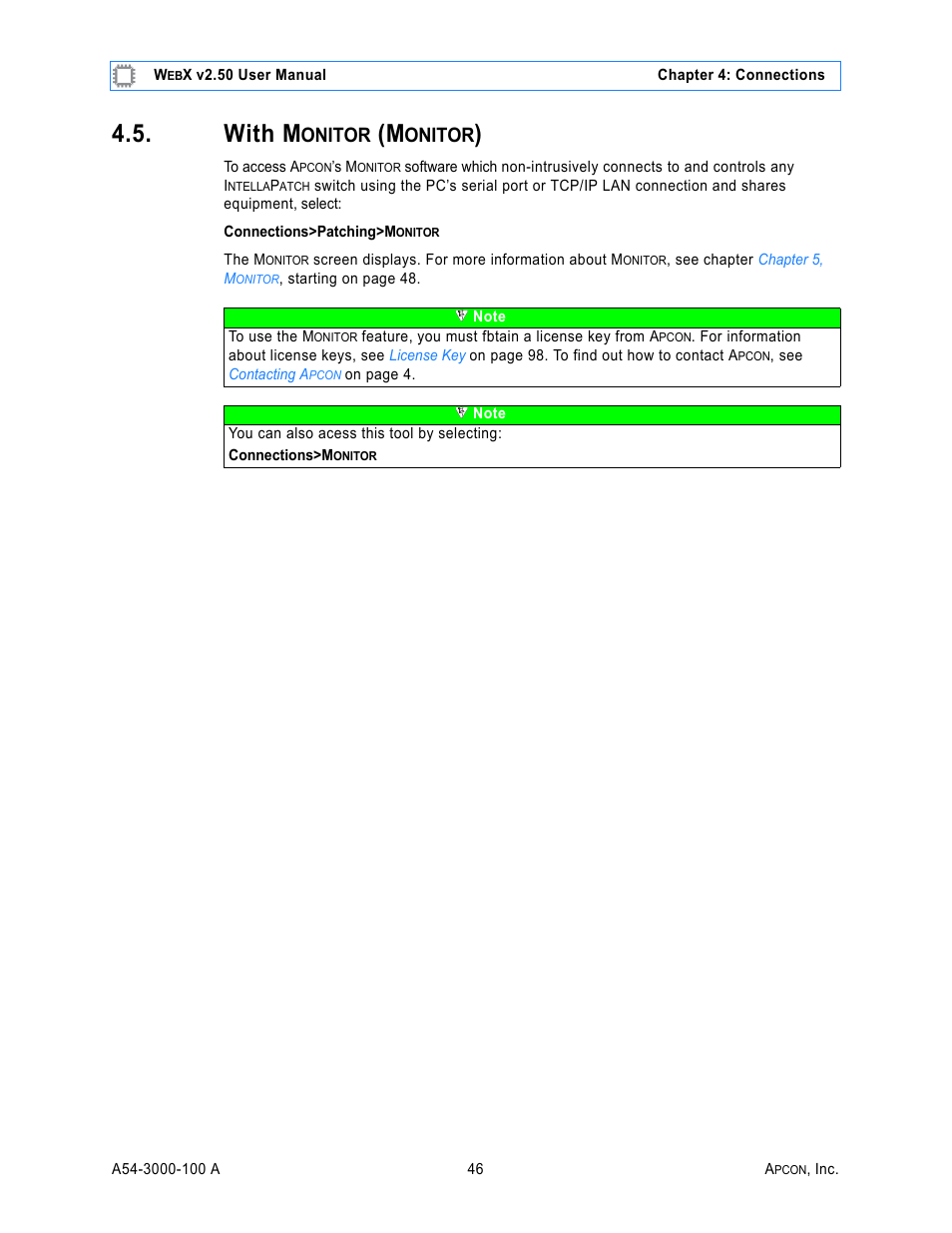 With monitor (monitor), With m, Onitor | MultiDyne ACI-2058 User Manual | Page 85 / 200