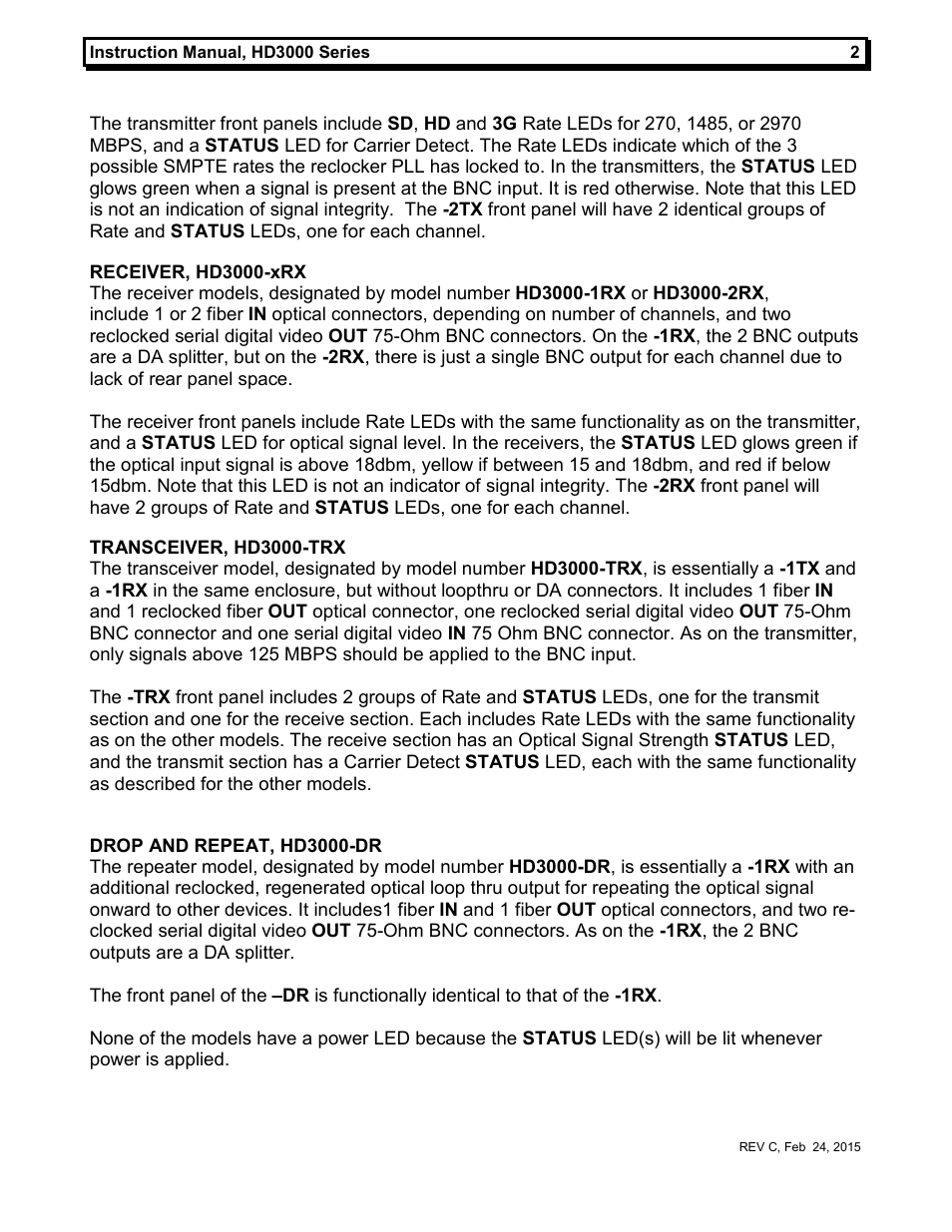 MultiDyne HD3000 Gen2 Series User Manual | Page 5 / 9