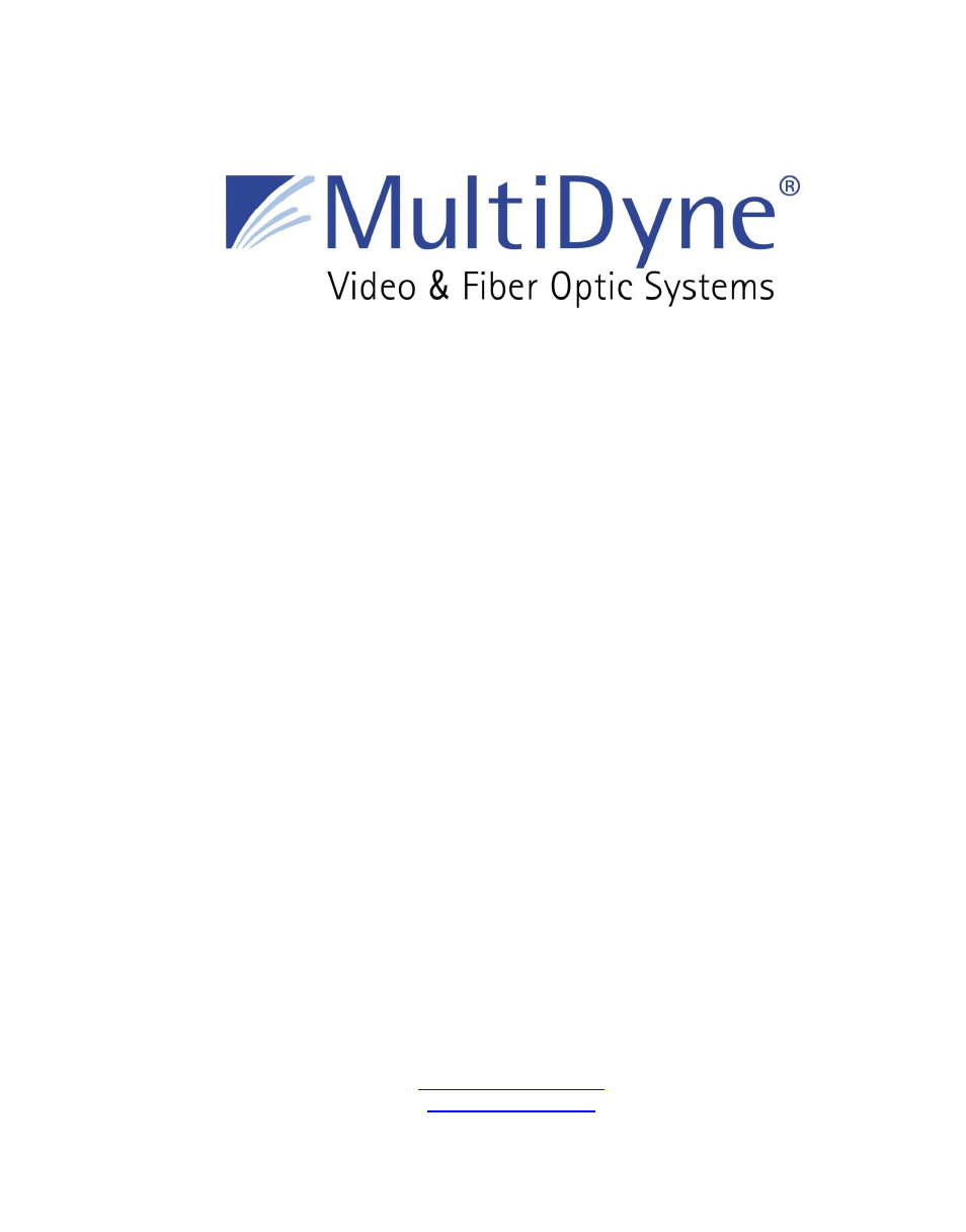 MultiDyne HD-6Pack Series User Manual | 8 pages