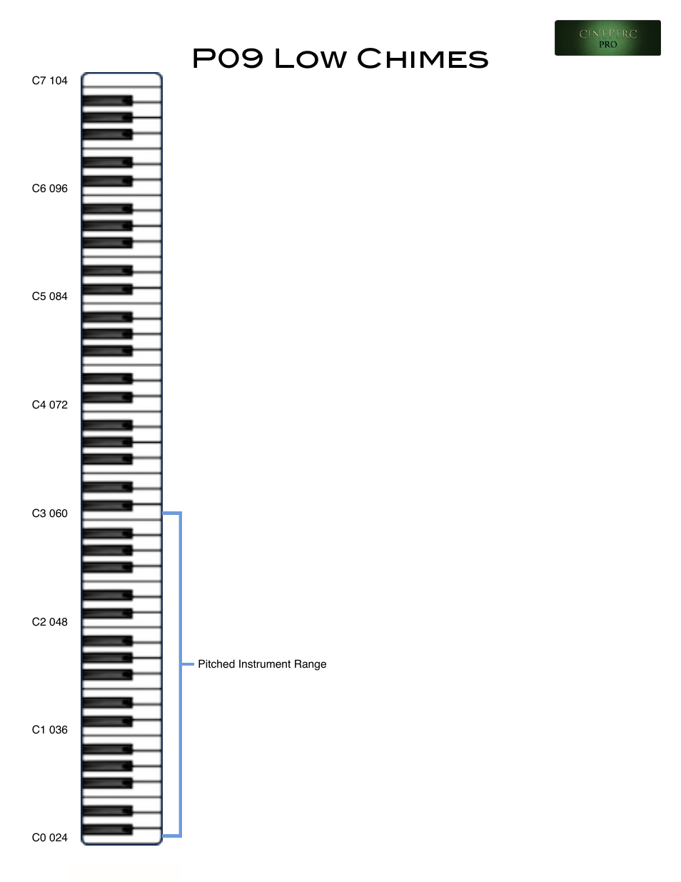 P09 low chimes | Cinesamples CinePerc COMPLETE Bundle User Manual | Page 32 / 113