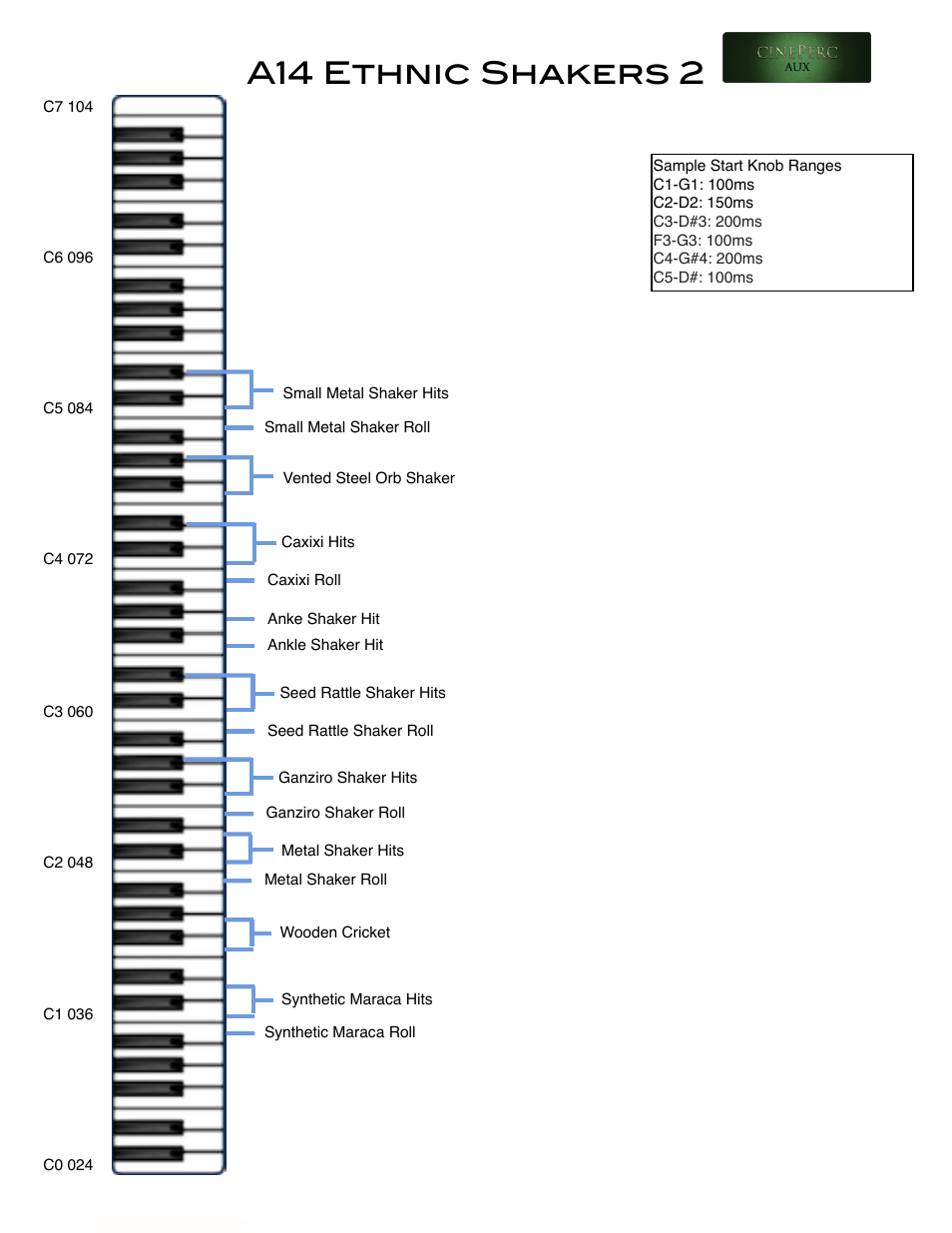 A14 ethnic shakers 2 | Cinesamples CinePerc COMPLETE Bundle User Manual | Page 75 / 113