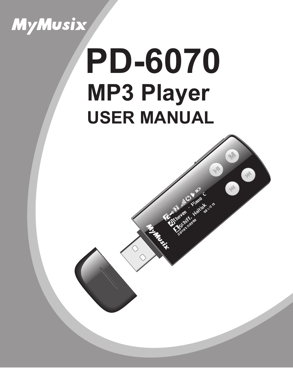 MyMusix PD-6070 User Manual | 33 pages
