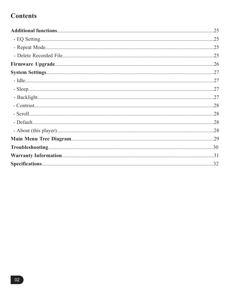 MyMusix PD-6070 User Manual | Page 3 / 33