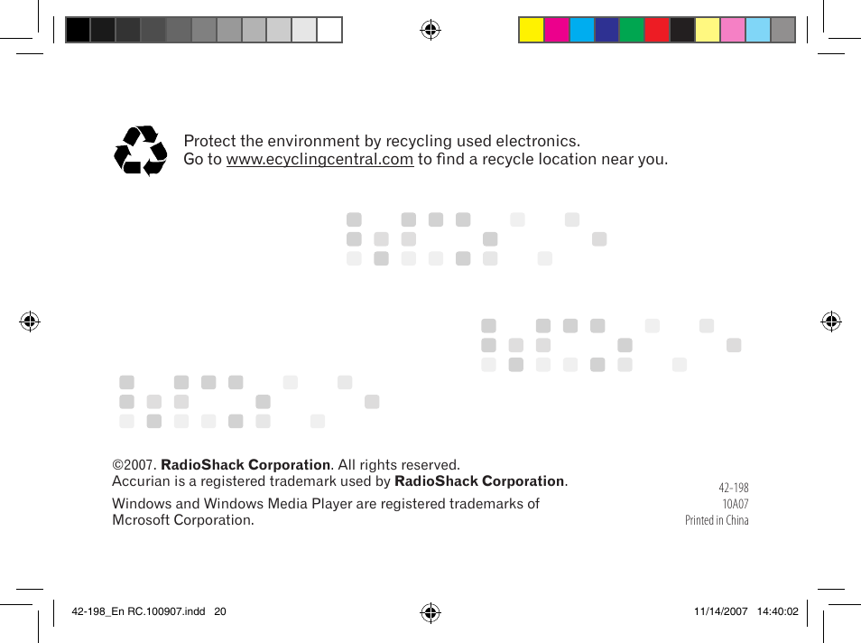 MyMusix 42-198 User Manual | Page 20 / 20