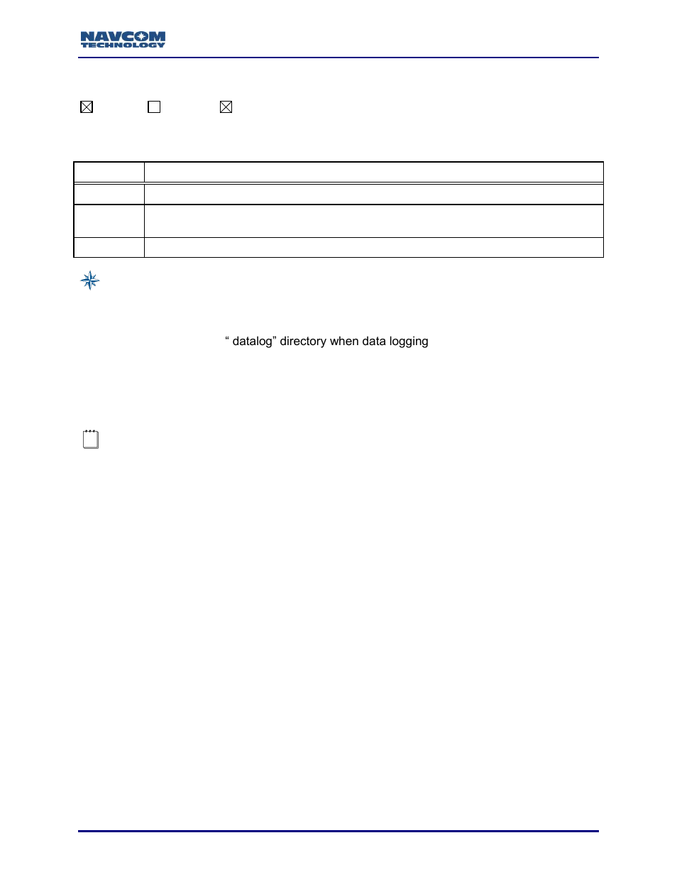 Logfileautostart (ascii) | NavCom Sapphire Rev.J User Manual | Page 158 / 450