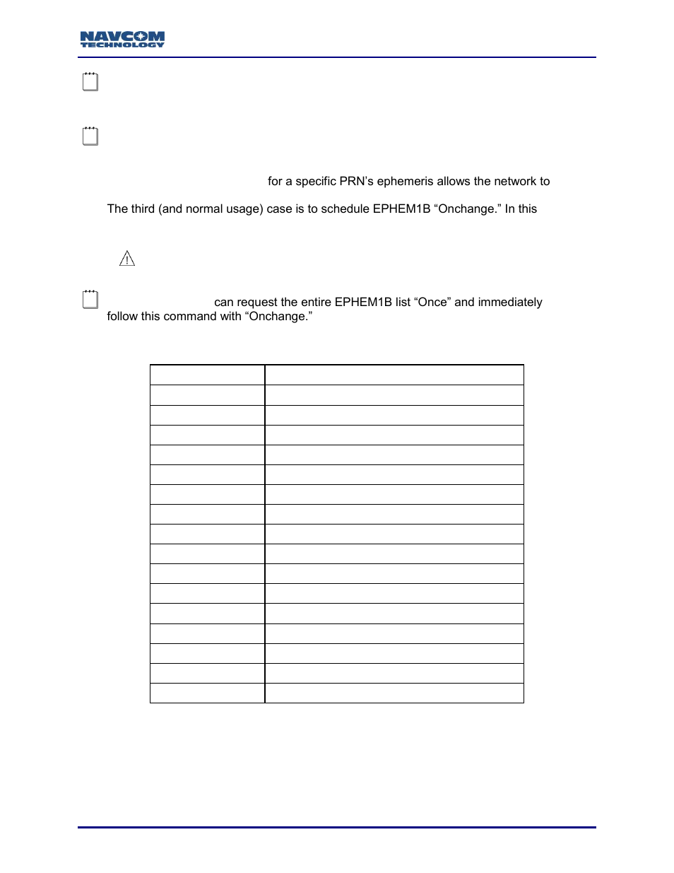 Table 74: output command port mnemonics | NavCom Sapphire Rev.J User Manual | Page 179 / 450