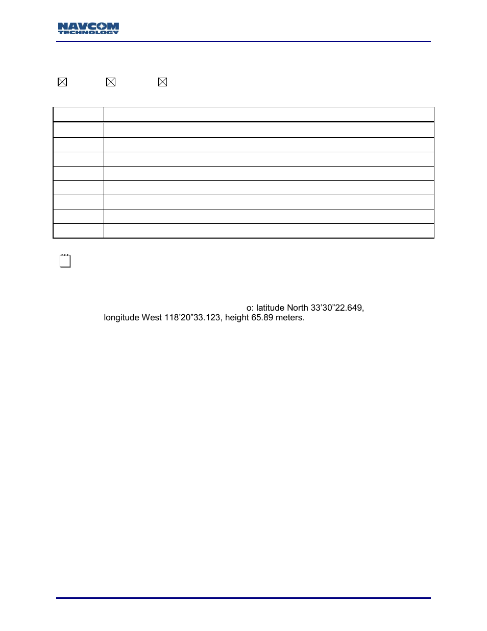 Refstnpos (ascii), Reserved | NavCom Sapphire Rev.J User Manual | Page 199 / 450